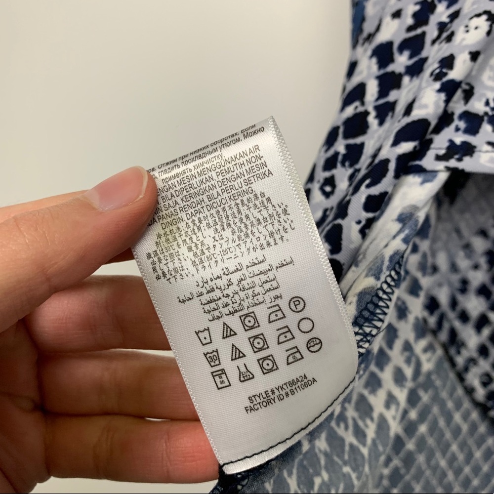 Bcbgmaxazria Adele Patterned Wrap Mini Dress - image 7